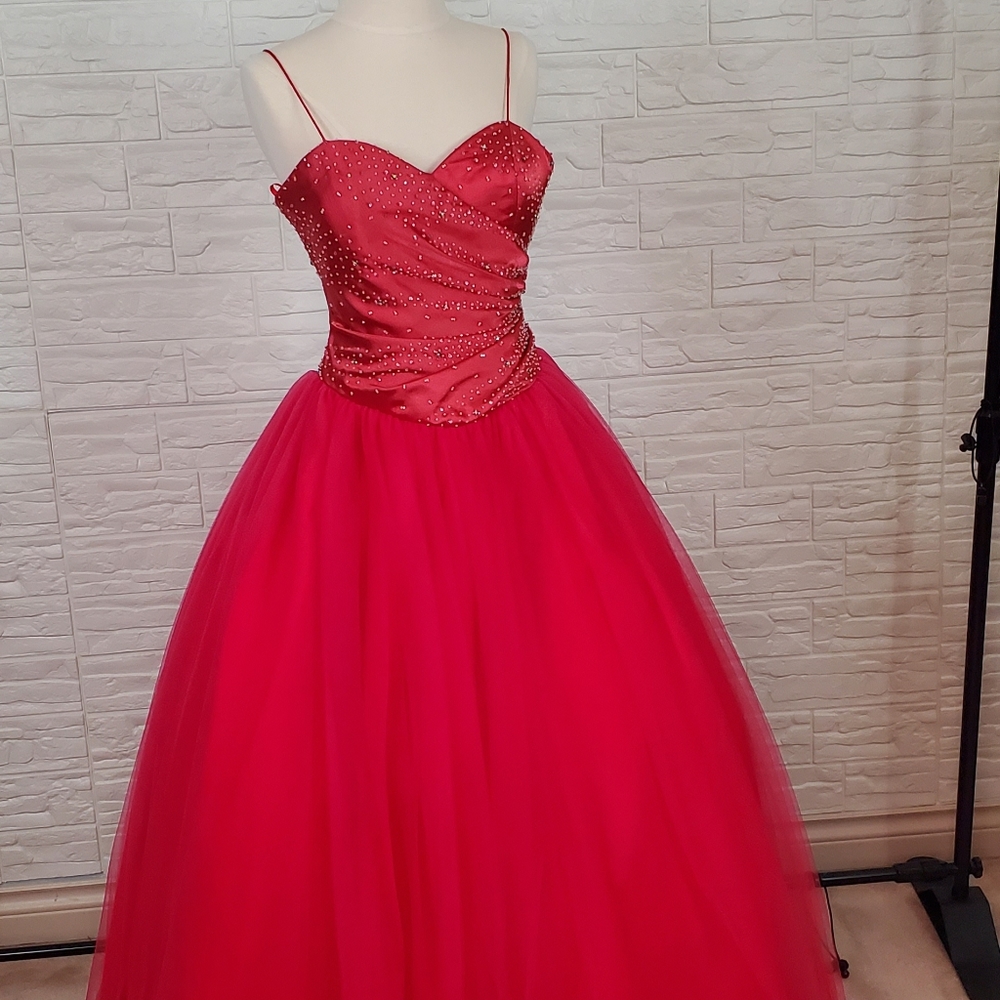 Red Princess Ball gown